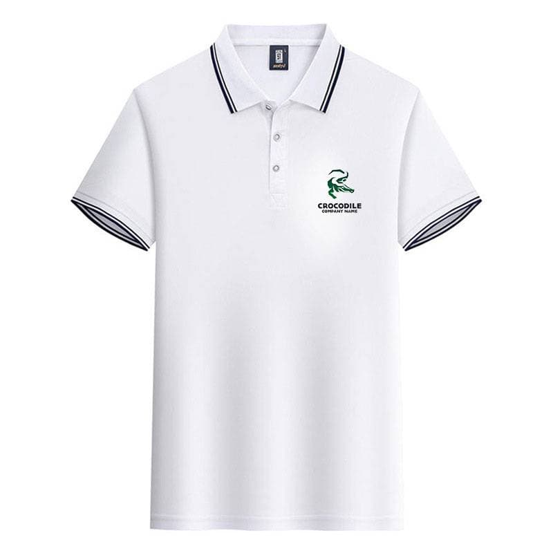 Men's Clothing 25 Polo Shirt Men's Cotton Embroidery Short Sleeve Casual Thin Black Yellow Green White Blue Red