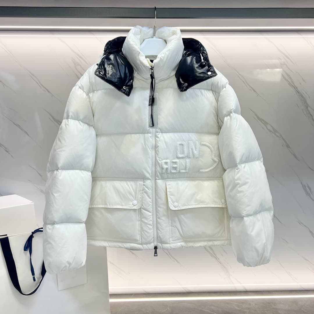 Doudoune courte Dujia Mengkou Abbaye M en nylon laqué, imperméable et chaude, pour l'hiver.