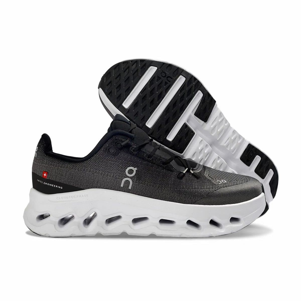 Chaussures de sport légères Cloud-Tech, semelle amortissante creuse, mesh respirant, lacets, modèle unisexe