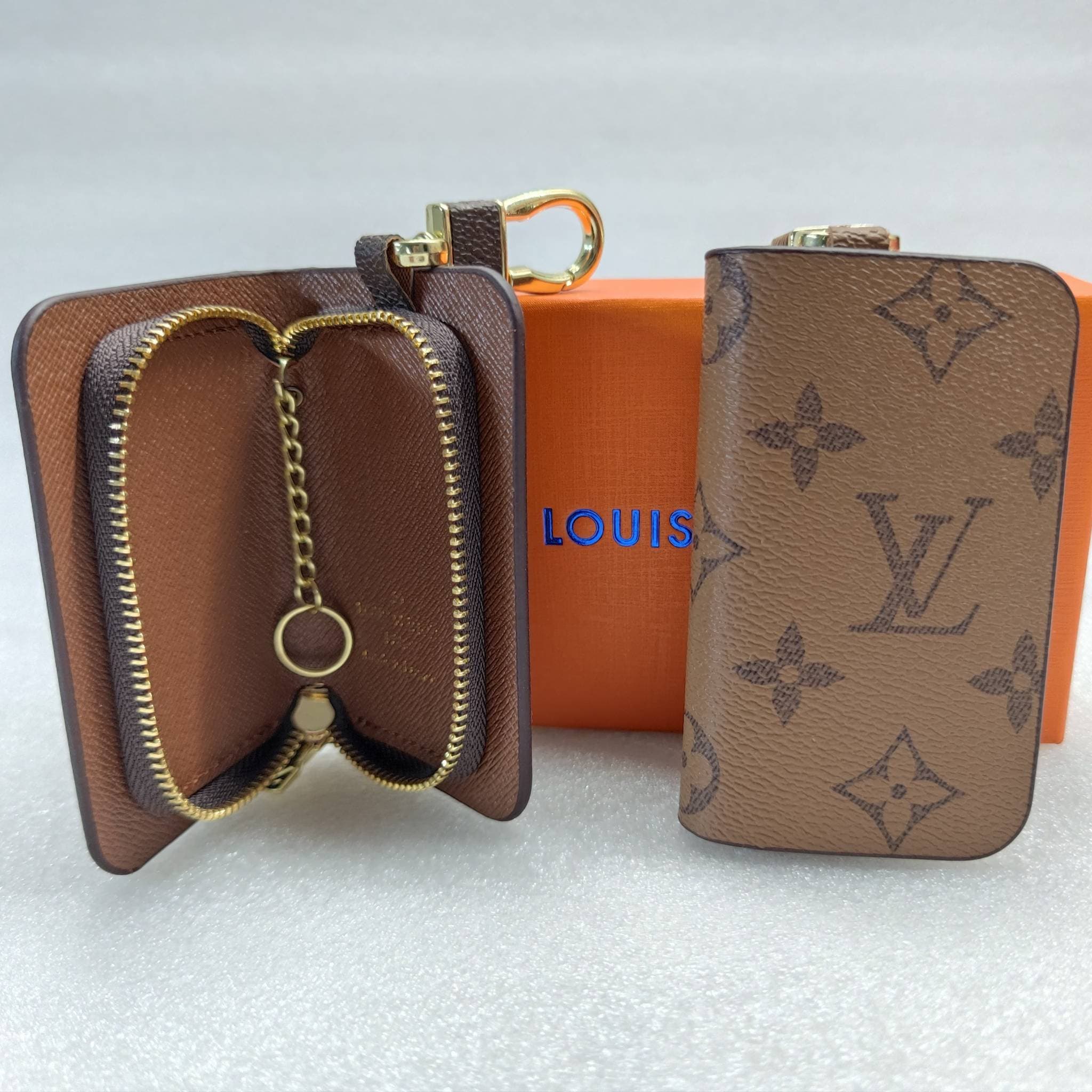 Sac à fermeture éclair unisexe simple pour clé de voiture, protection à la taille, mini porte-clés tendance