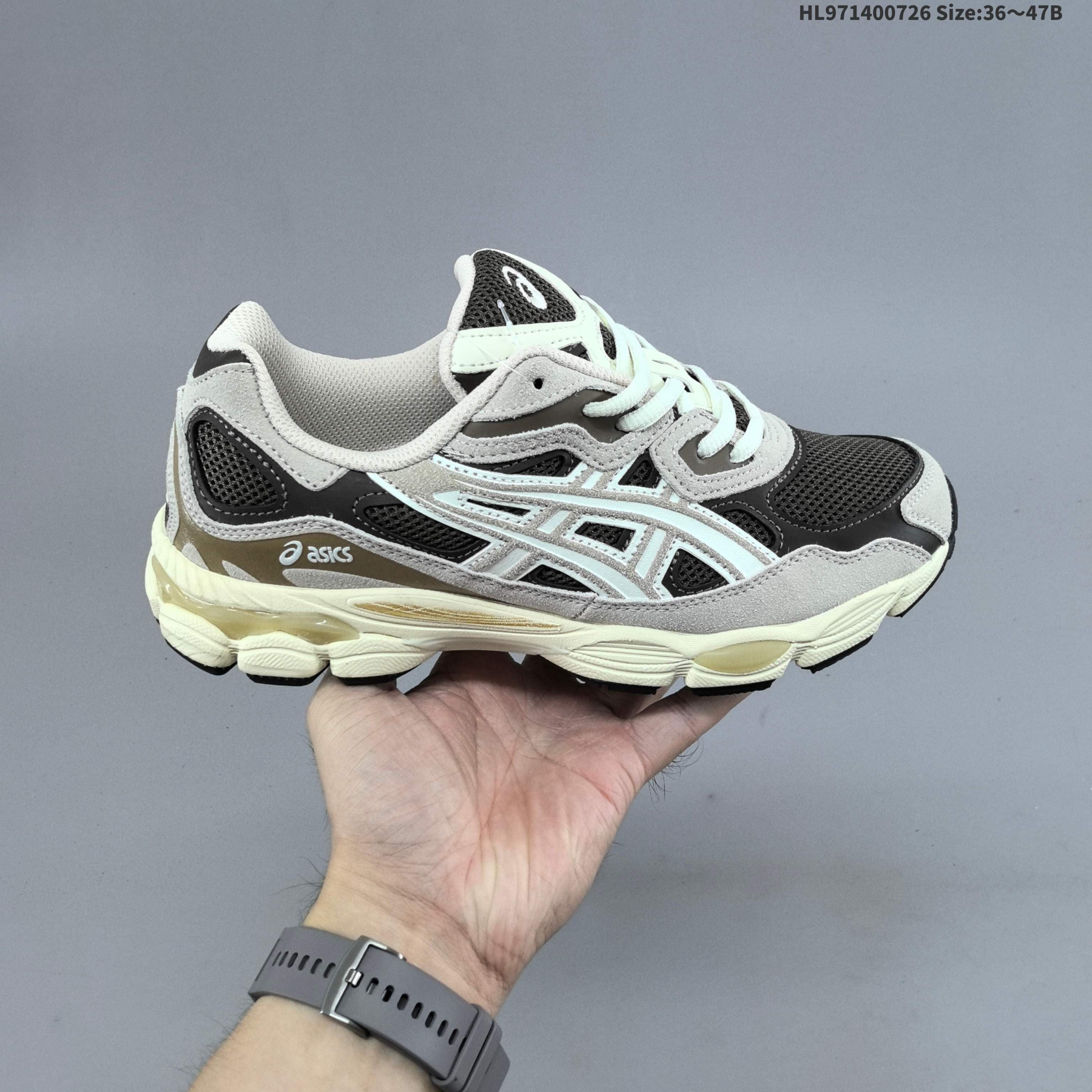 Chaussures de running Asics NYC Gels NYC Sneakers Cream Solar Power Pure Sier Outdoor Sneakers Sports Athleisure Trainers Fashion Daily Outfit 36-47