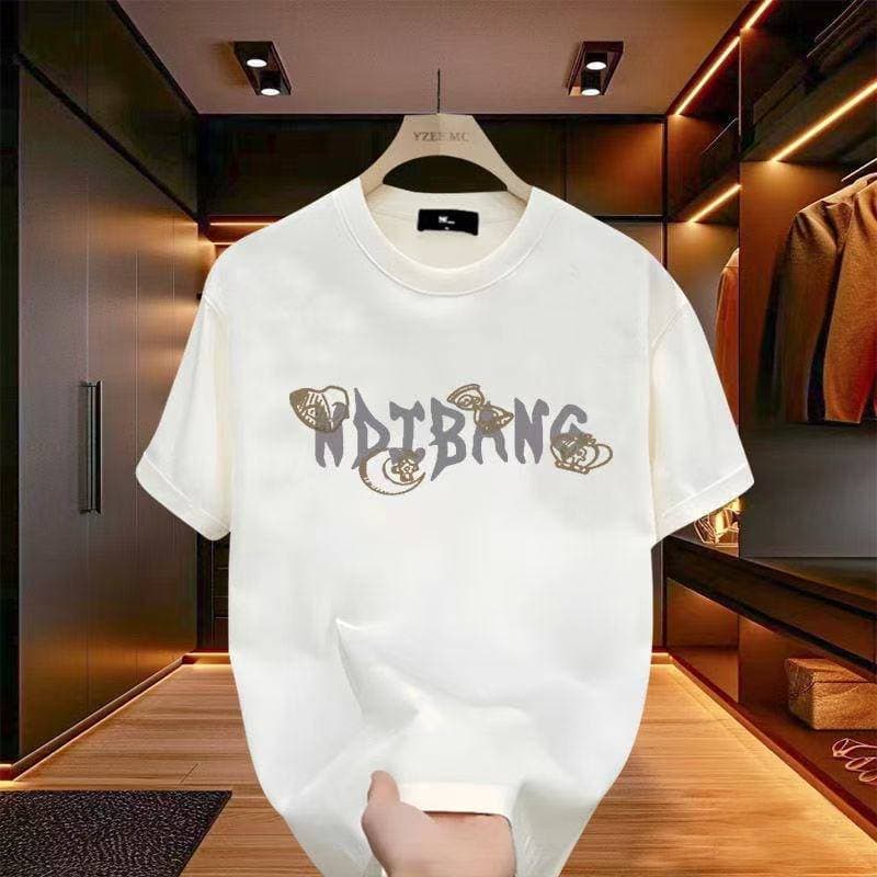2025 Summer Loose Men And Women Pullover 100% Cotton Short Sleeve T-shirt