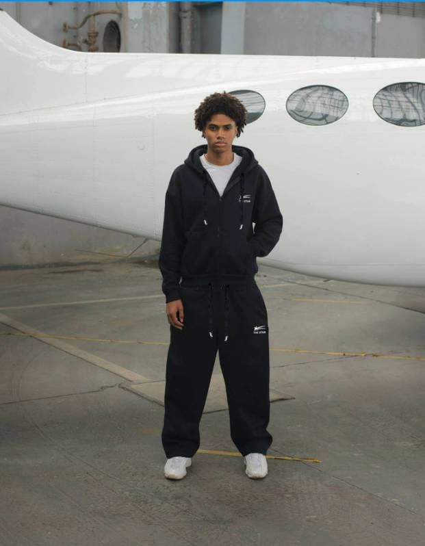 Ensemble pantalon et veste de survêtement tendance pour homme avec logo brodé