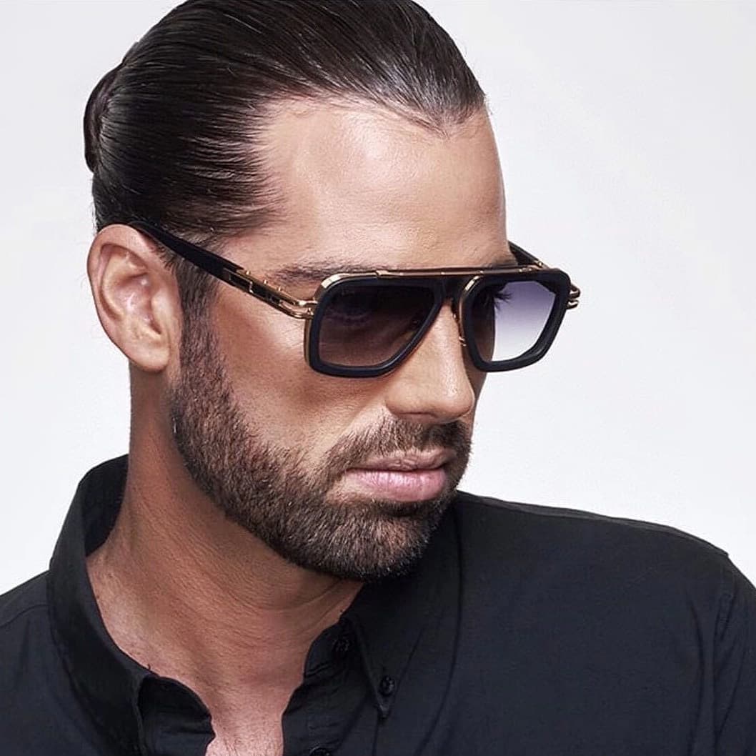 Box male trendy punk internet celebrity, same style sunglasses, female inscape shades