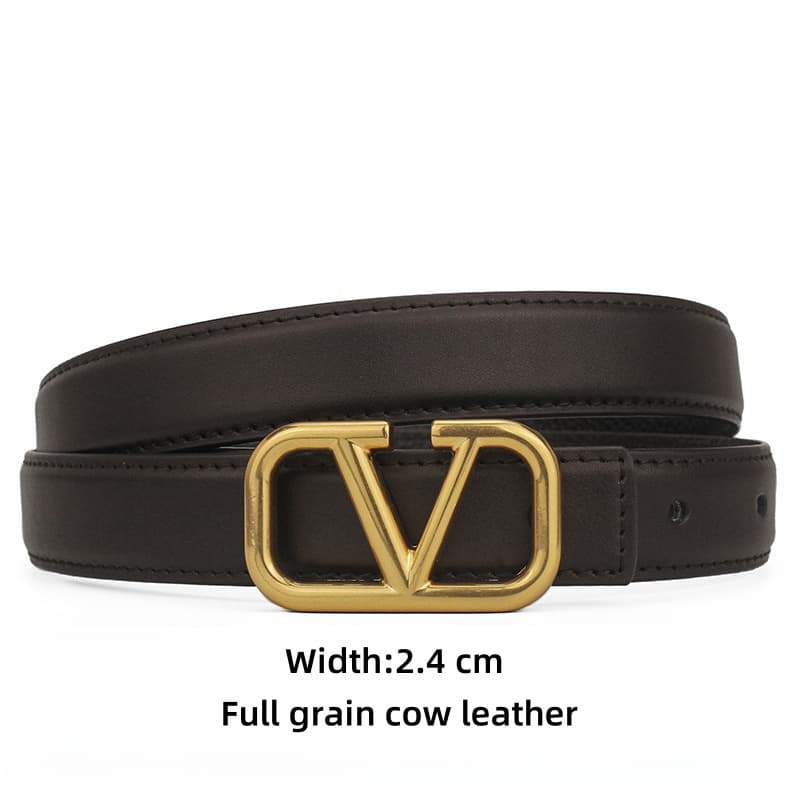 Ceinture en cuir de veau Valentino® V Logo Signature Ceinture de créateur de haute qualité pour hommes et femmes à la mode Business Polyvalent Du