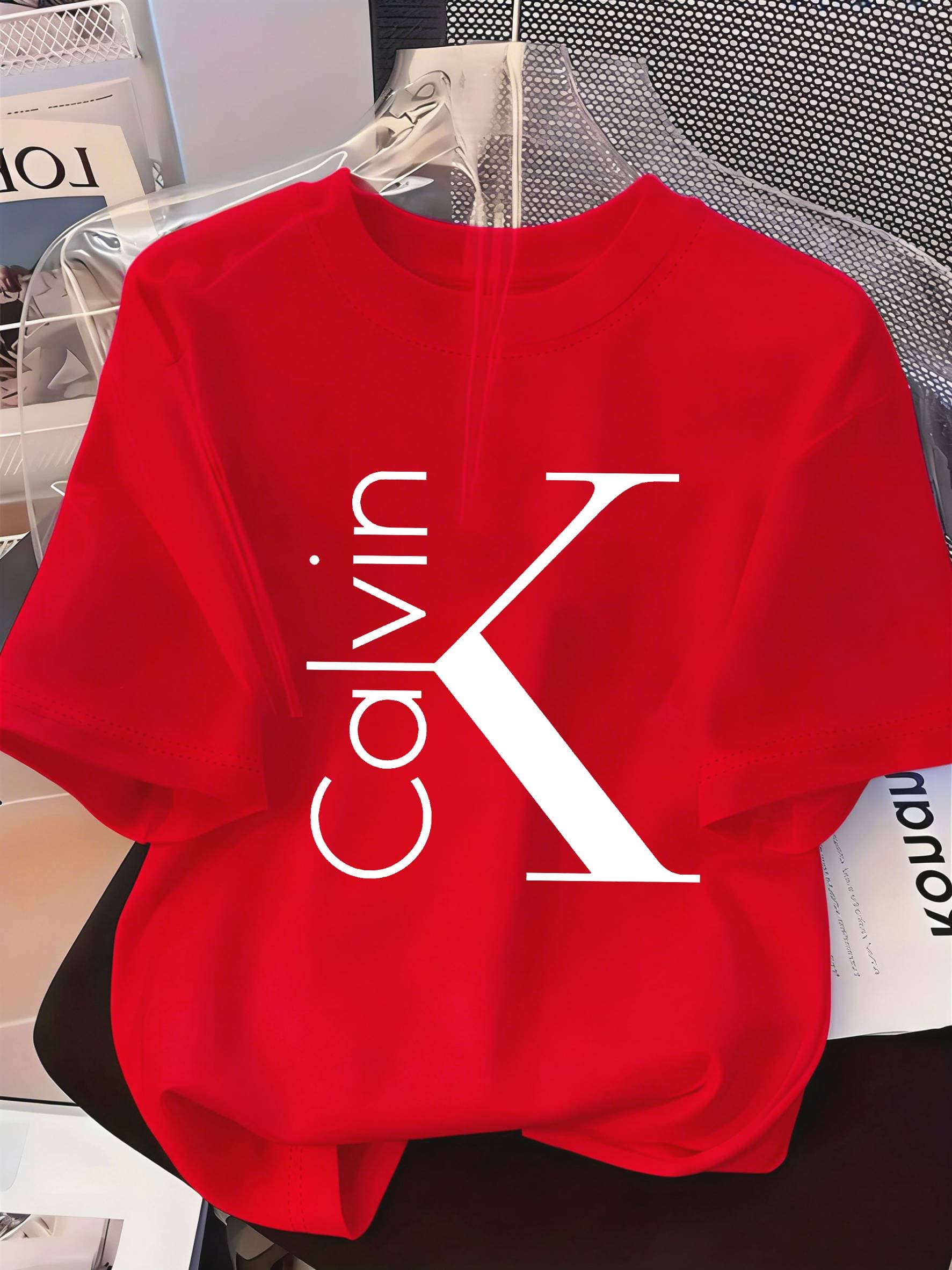 T-shirt tendance été 2026, coupe ample, manches courtes, imprimé