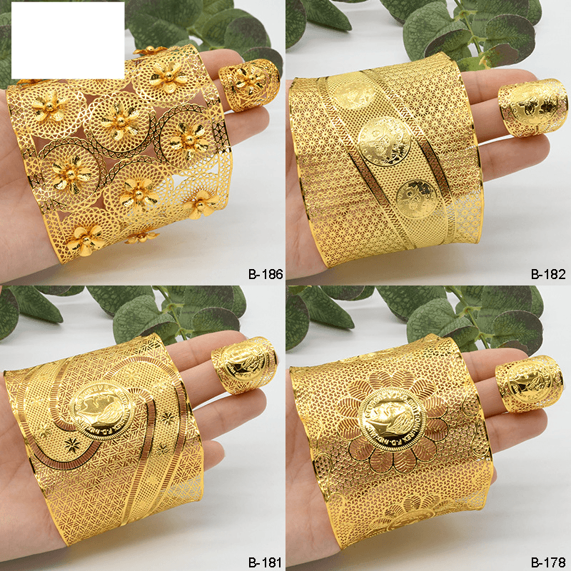 Bridal New Bracelet ring Fashion banquet Ladies Big bracelet ring