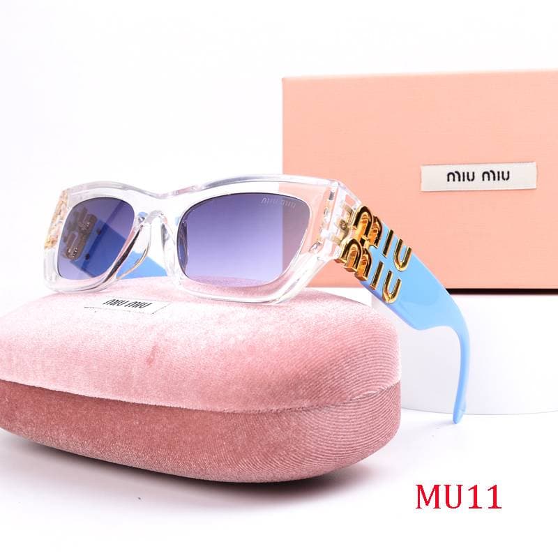 Lunettes de soleil de luxe MIUMIU pour femmes et hommes, monture œil de chat, protection UV400, verres polarisés