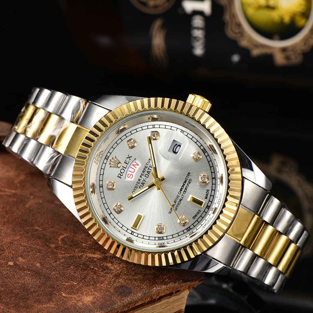 Montre classique à double calendrier pour affaires : une montre de luxe élégante et abordable