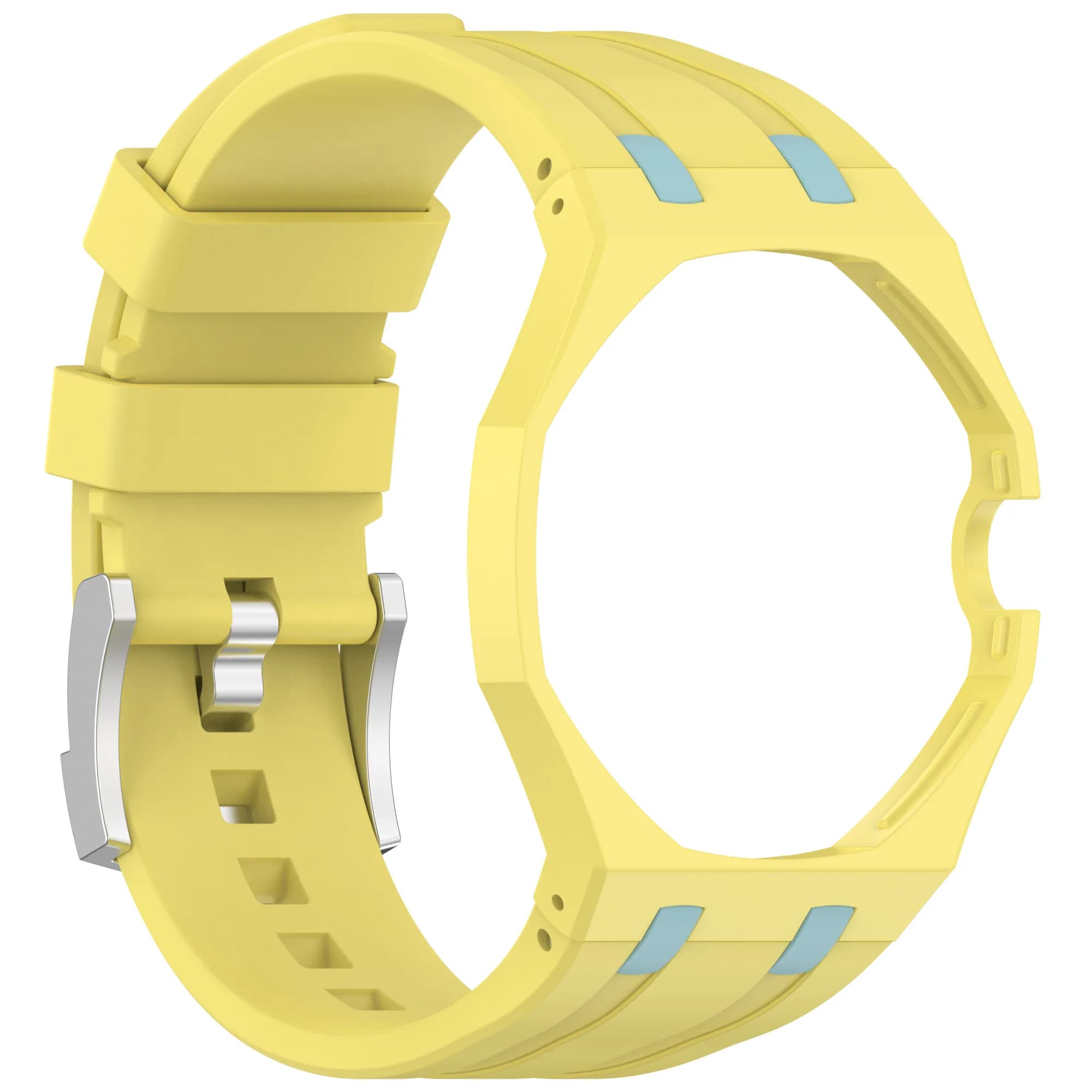 Étui en polycarbonate + bracelet en silicone pour montre de poche Swatch X AP Royal Pop transformable en montre-bracelet - Accessoires de modificati