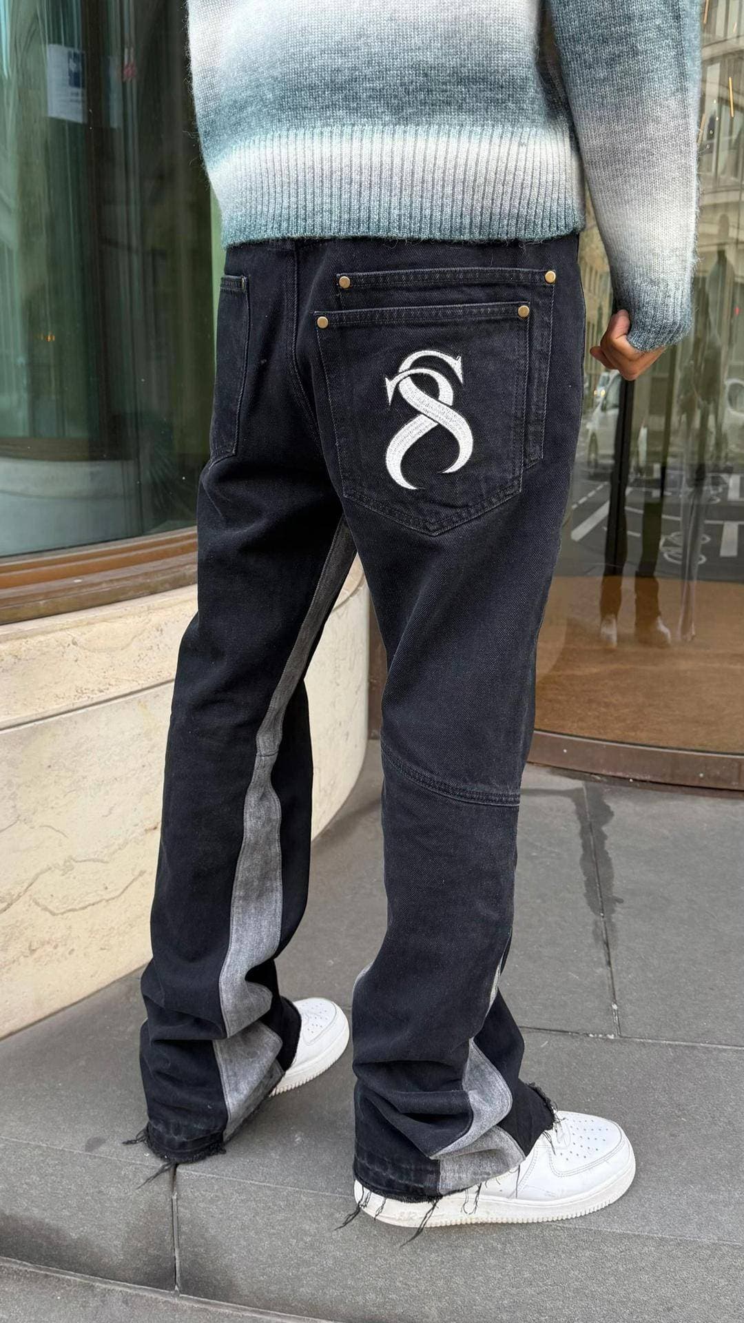 Men's Clothing Y2K Hip Hop Jeans Skateboard Loose Casual Pants Jeans Loose Trousers Wide Leg Pants