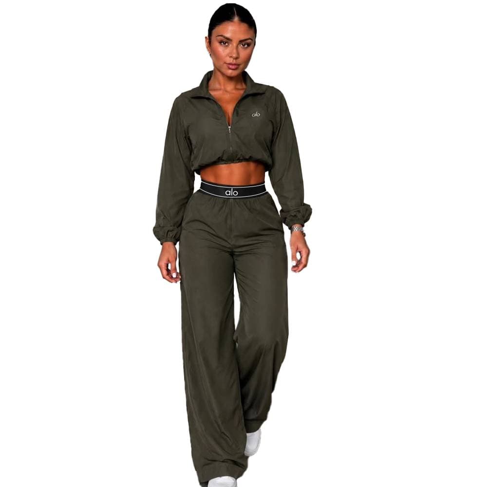 Ensemble de survêtement femme 2026 décontracté : haut, pantalon et veste. Séchage rapide et absorption de la transpiration.