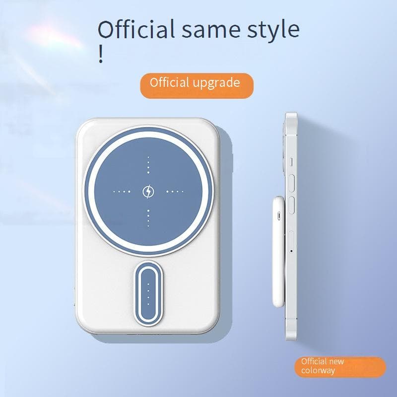 Power Bank Mini Magnetic Wireless Charging Treasure Portable Mobile Power Bank Can Customize LOGO