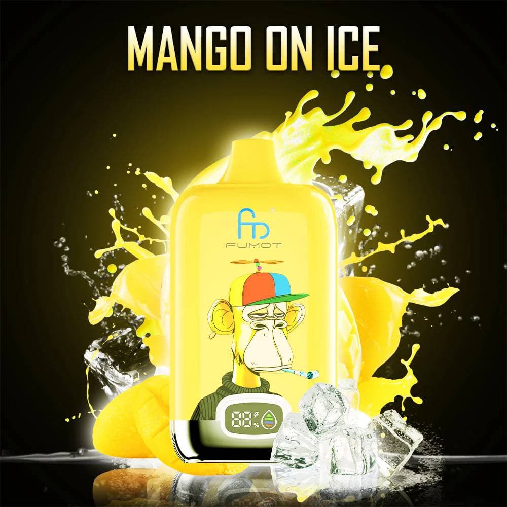 1 pièce Fumo Fumot Digital Box 12000 bouffées, cigarette électronique jetable avec indicateur LED et rechargeable, capacité e-liquide 20 ml.