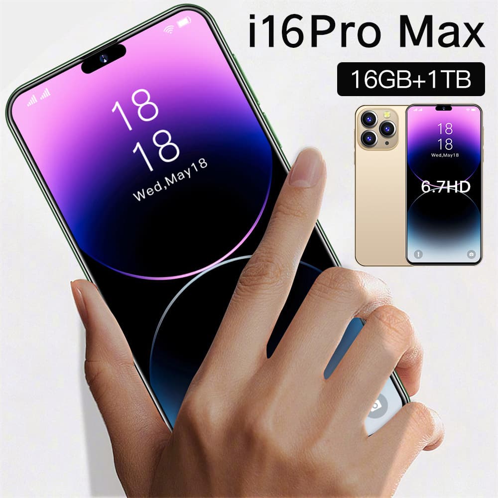 Mobile I16 Promax 16+1T, véritable smartphone grand écran haute définition