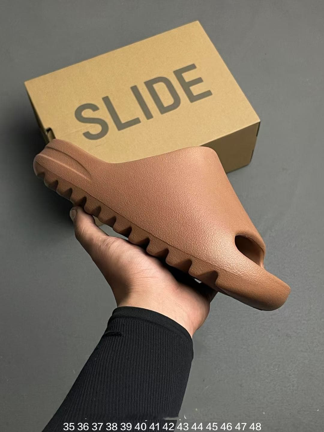 Chaussons Yeezzyy Slide Granite confortables et polyvalents en EVA pour hommes et femmes