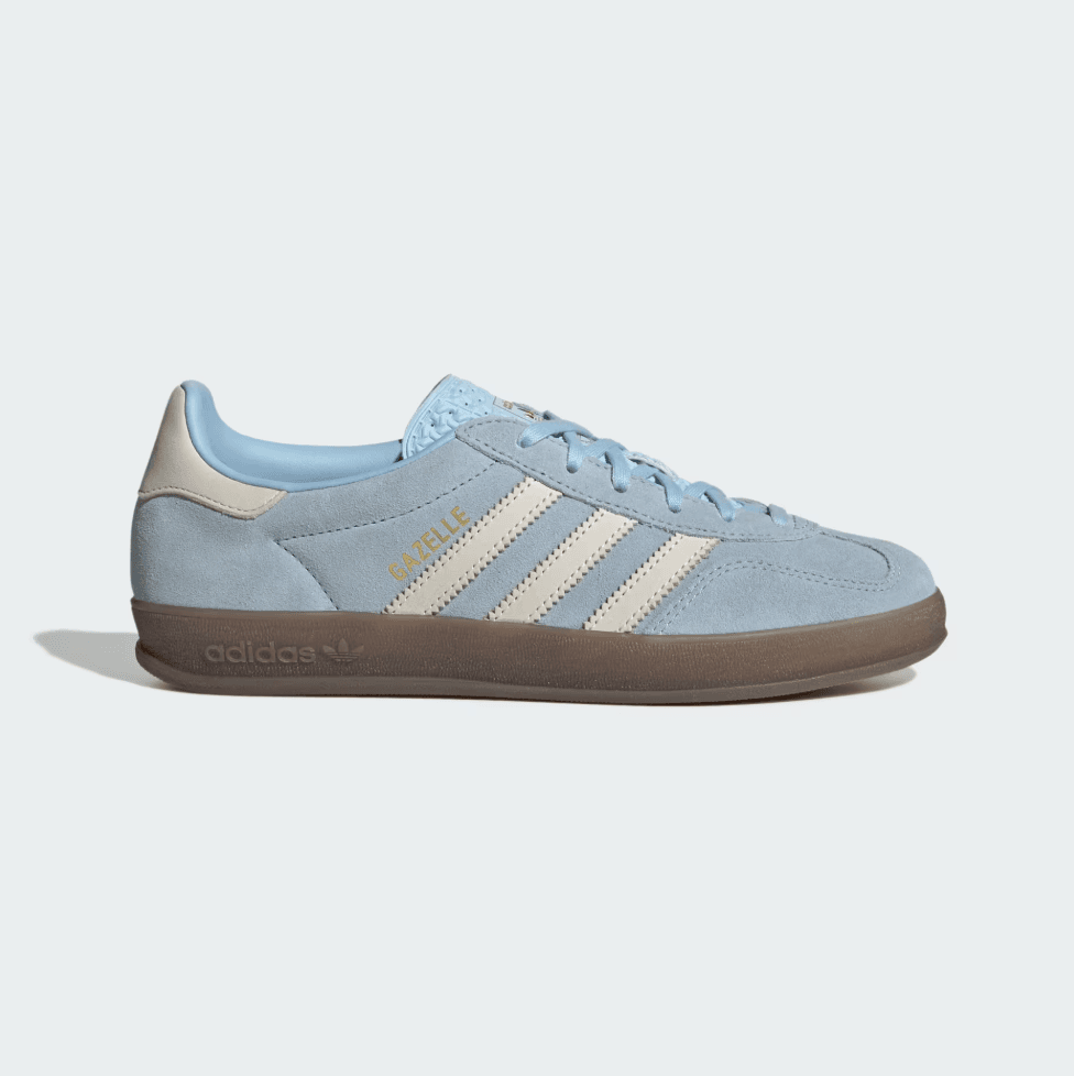 Adidas Originals GAZELLE INDOOR UNISEX - Trainers - Blue And White