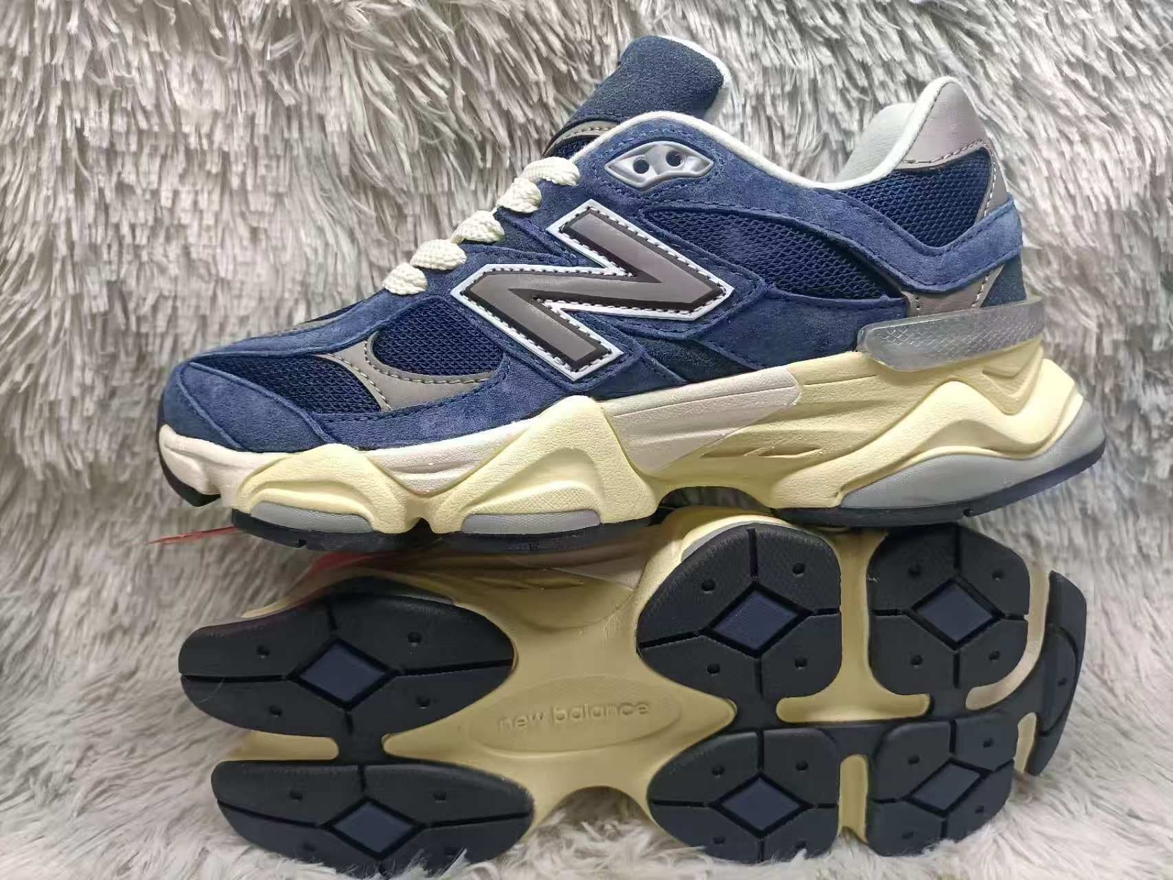Baskets unisexes NewBalance NB9060 pour couples, style rétro décontracté, pour la course lente, style « papa ».