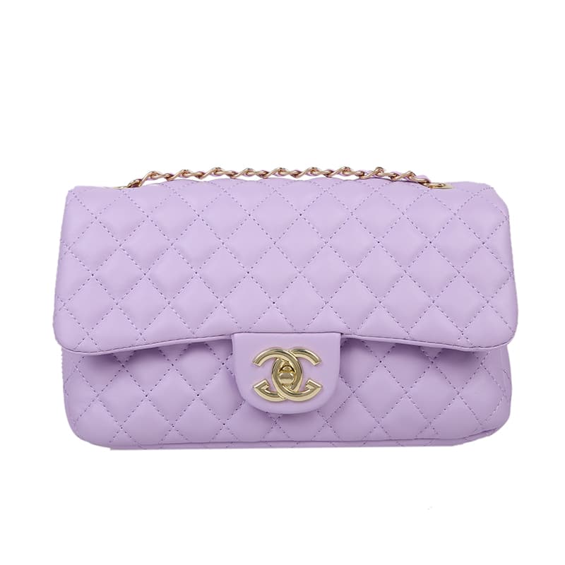 Sac à bandoulière en diamants, petit format, style parfum, tendance 2023