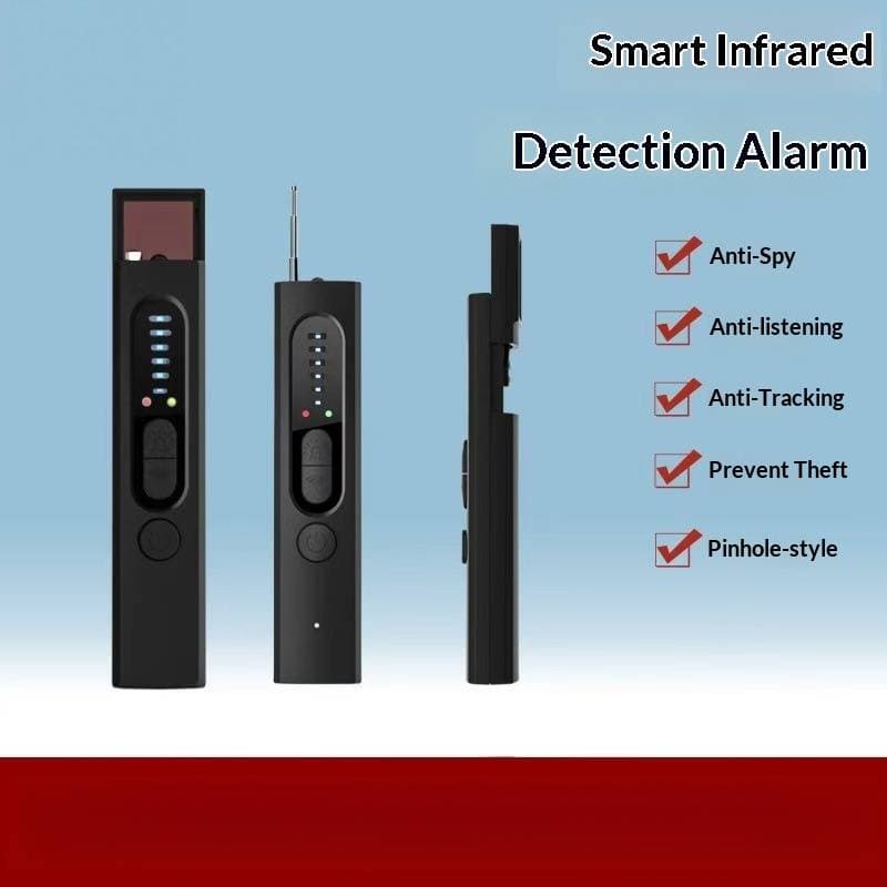 Spy Camera Detector – Anti-Tracking RF & Infrared Scanner For Hotels, Airbnb & Home (8MHz Detection, Portable Alarm)
