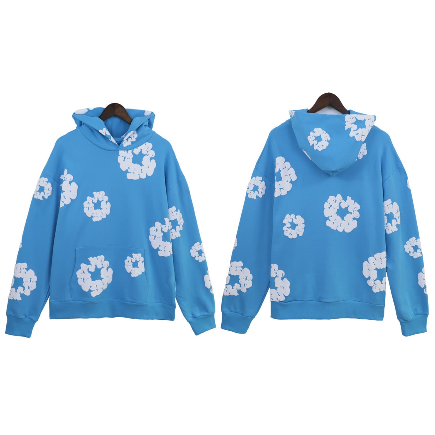 Sweat-shirt ample imprimé mousse, style streetwear hip-hop Y2K, marque de mode européenne et américaine 2026, pull décontracté pour homme et fem
