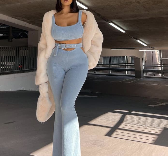 Women's Solid Color Temperament Commuter Sleeveless Vest Wide Leg Trousers Fashion Casual Two Sets