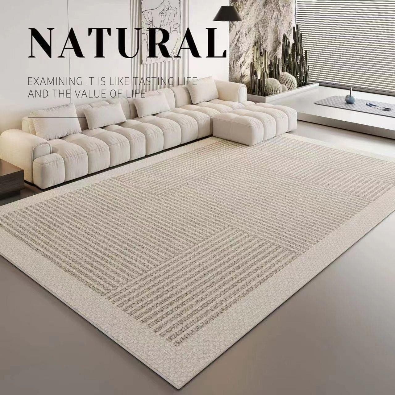 Living Room Carpet Ins Cream Style Light Luxury High End Bedroom Room Study Modern Sofa Coffee Table Blanket Bedside Floor Mat