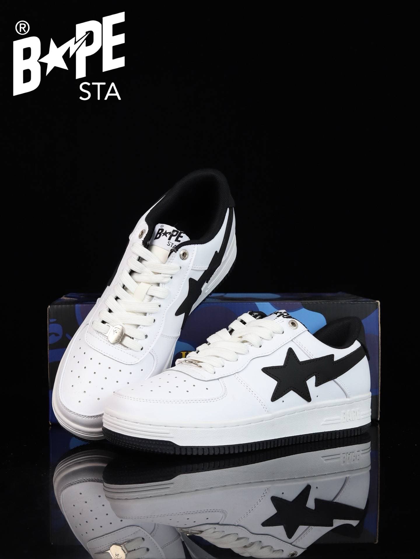 Chaussures de planche classiques en cuir laqué A BATHING-APE, Air Force n°1, pour hommes et femmes, 22 couleurs disponibles