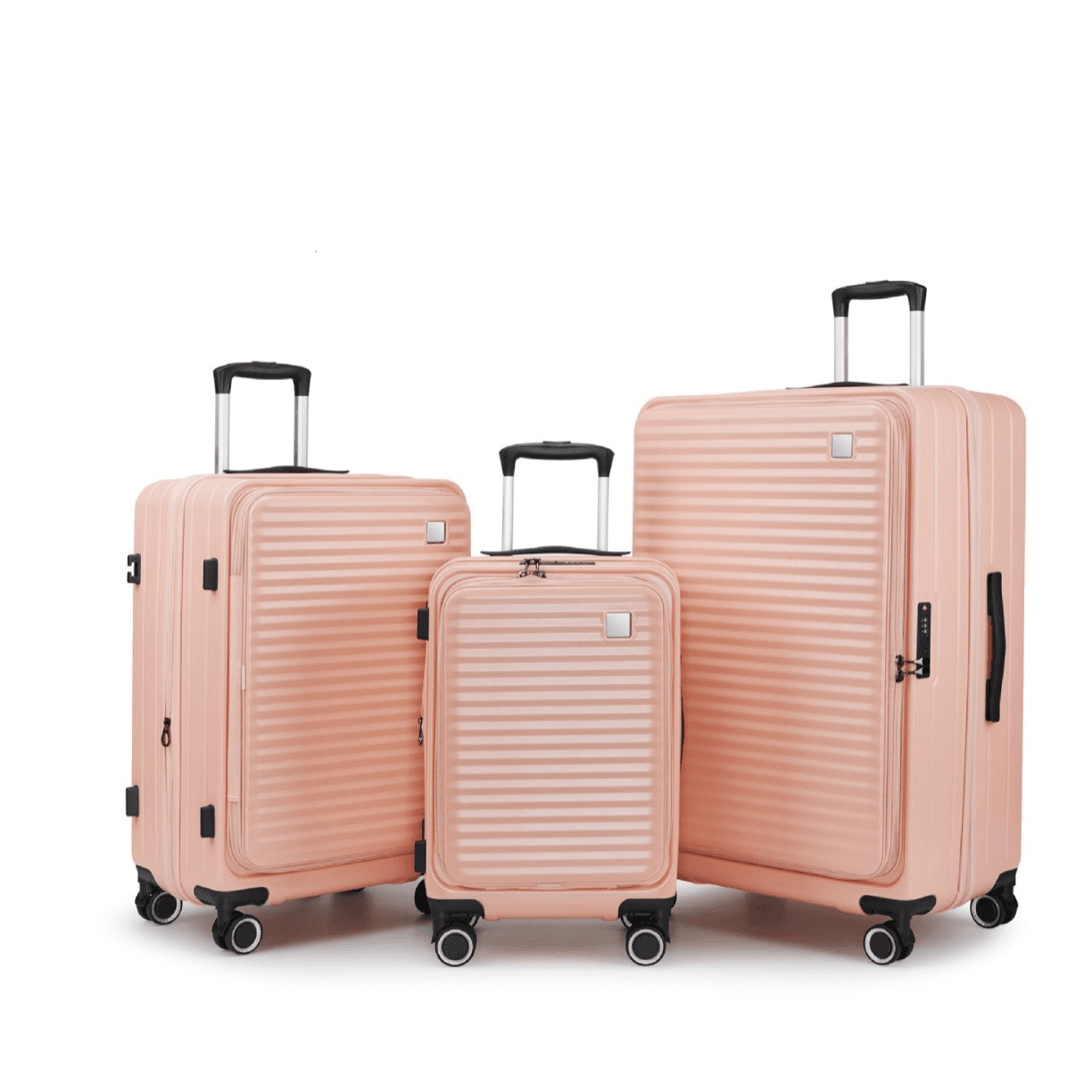 Multifunctional trolley case with front opening luggage 20 inch thickened boarding password box expandable suitcase