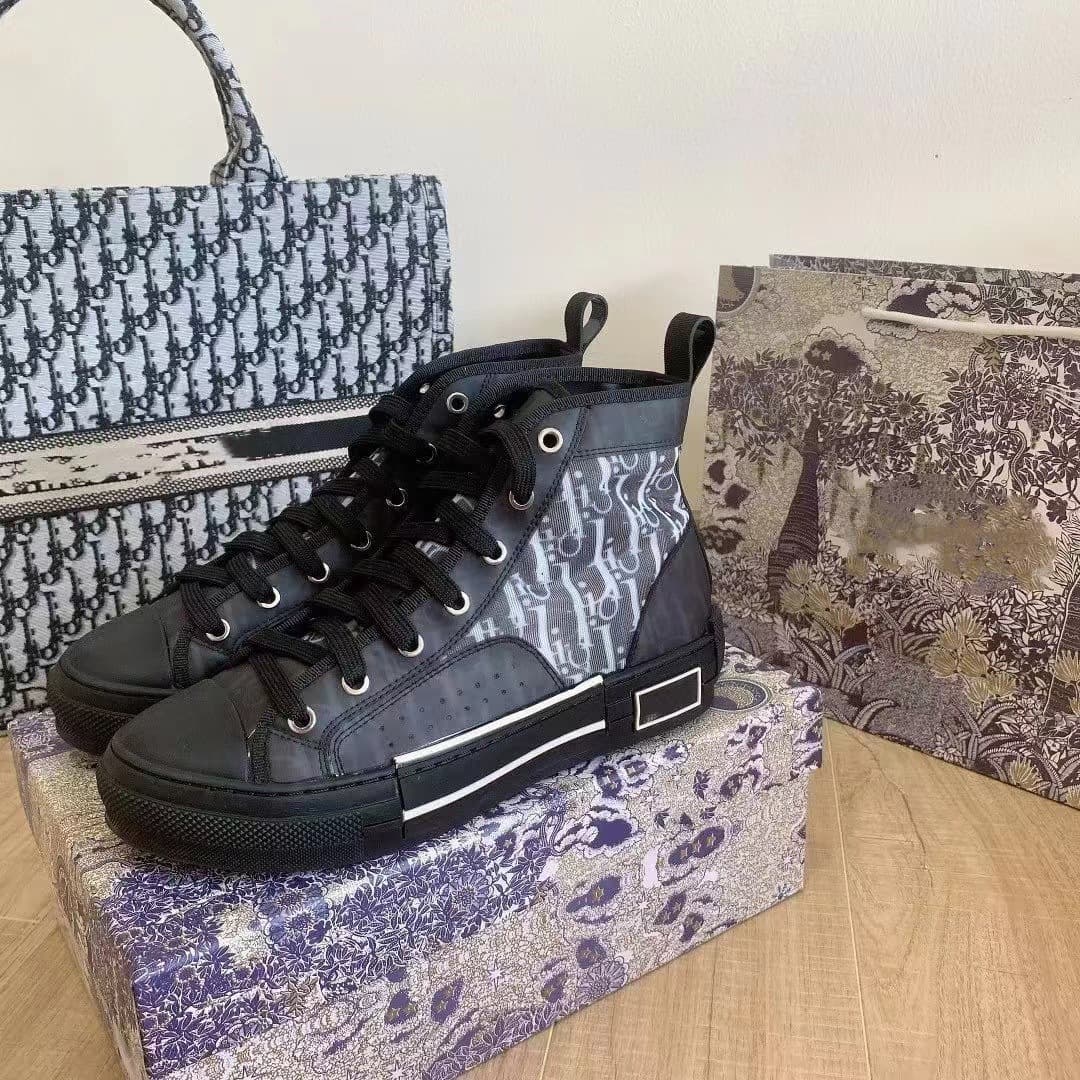 Chaussures de sport décontractées en toile montantes pour couple de célébrités, nouvelle collection printemps 2024