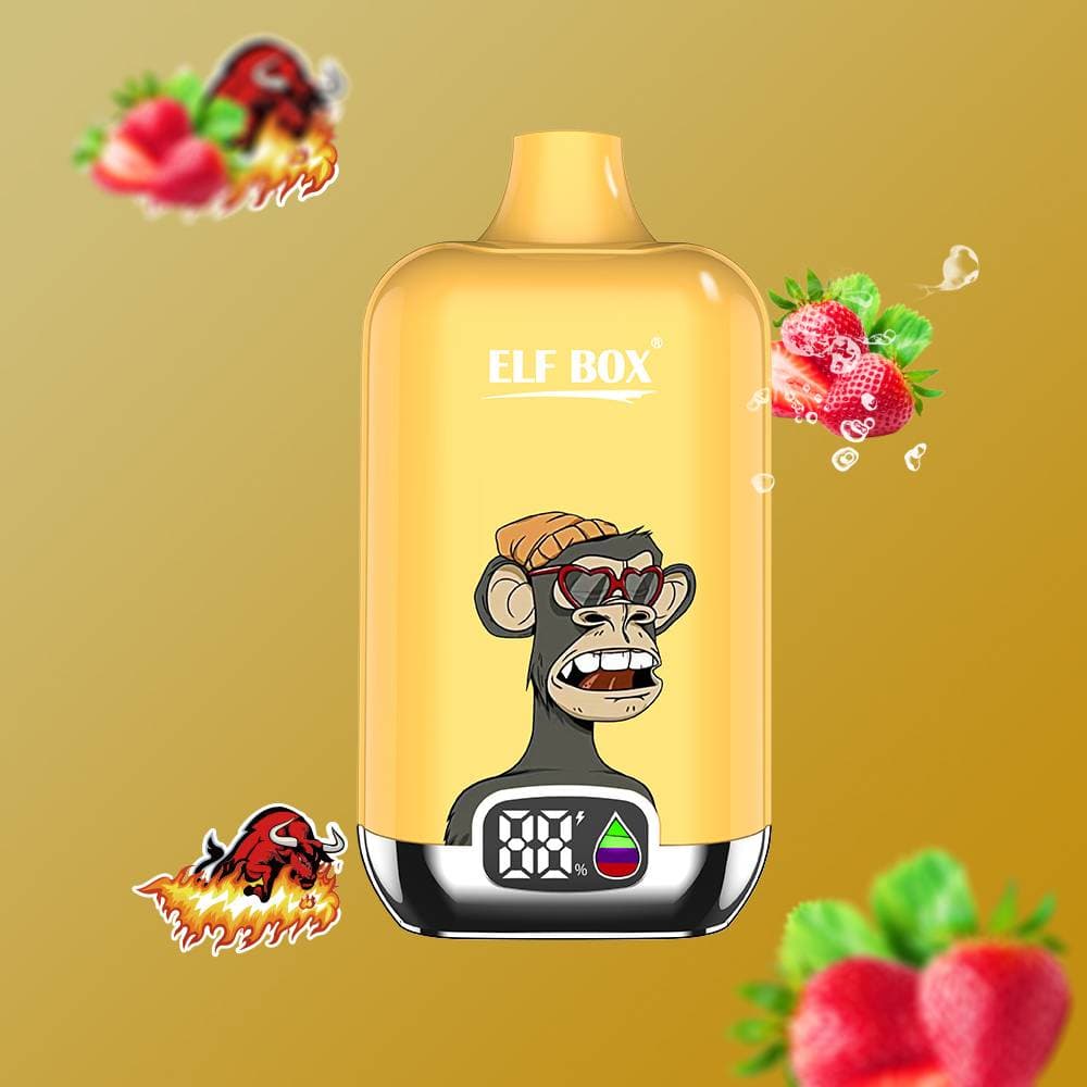 1 PCS ELF BOX Digital Box 12000 Puff 12k avec écran LED Vape jetable