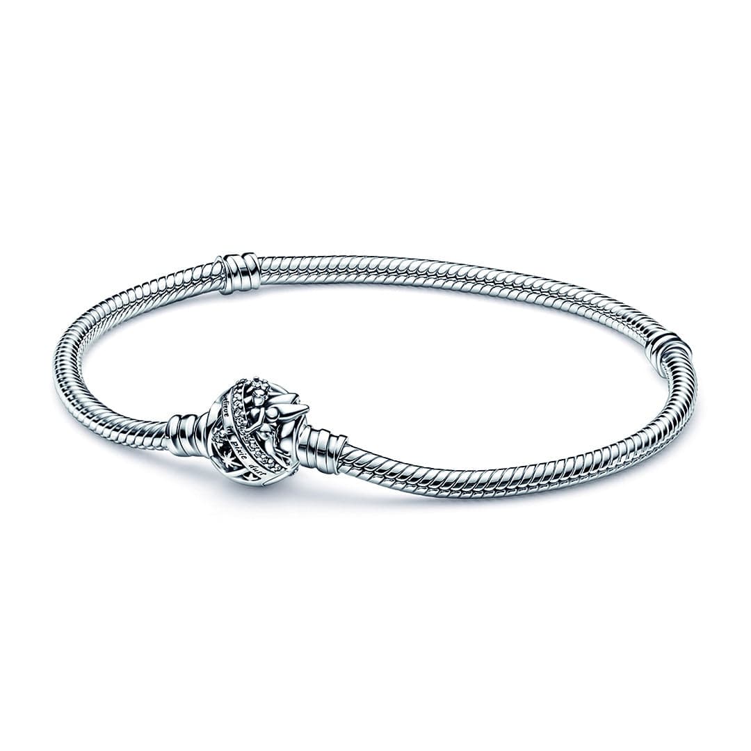 Tinker Bell Clasp Moments Snake Chain Bracelet