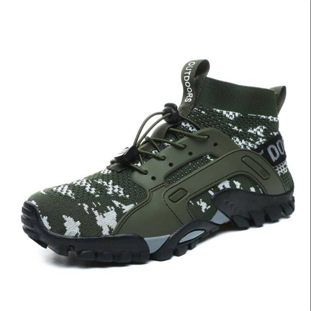 Fashion High-Top Barefoot Upstream Non-Slip Water Shoes Trekking Mountain Boots Anti-Skid Hiking Sneakers Outdoor Wear-Resistant Water Shoes 36-48