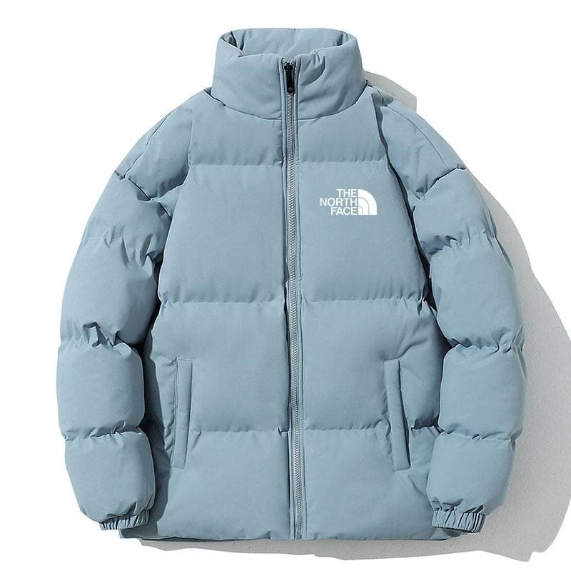 Manteau en coton simple à col montant, décontracté, tendance, marque épaisse, résistant au froid et chaud