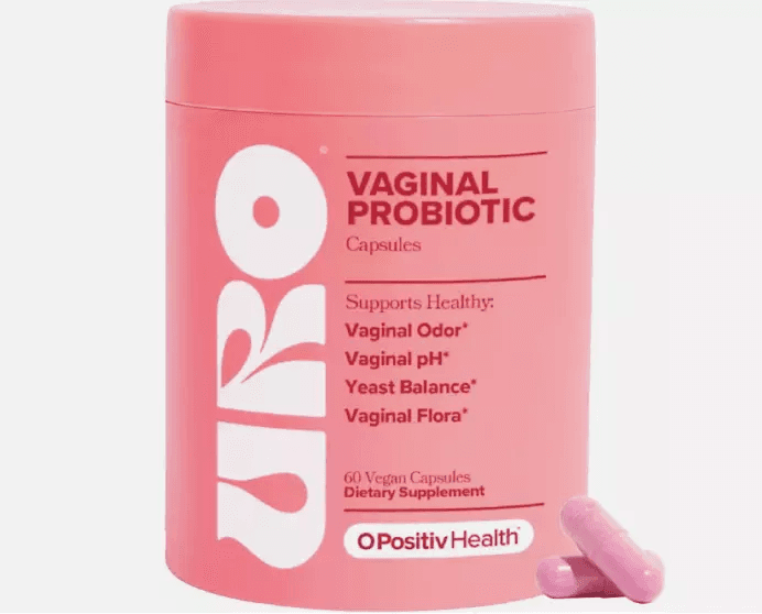 URO O Positiv Vaginal Probiotics 60 COUNT Women PH Balance With Prebiotics