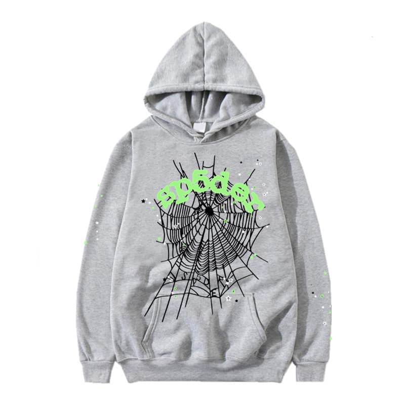 Sweat à capuche et pantalon de survêtement imprimé automne/hiver de la série Spider 555
