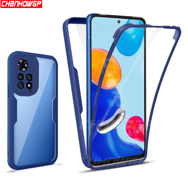 For Xiaomi Redmi Note 11 Case 360 Full Body Protect Soft Cover Shell on For Redmi Note 11 Pro 11S Double Shockproof Phon