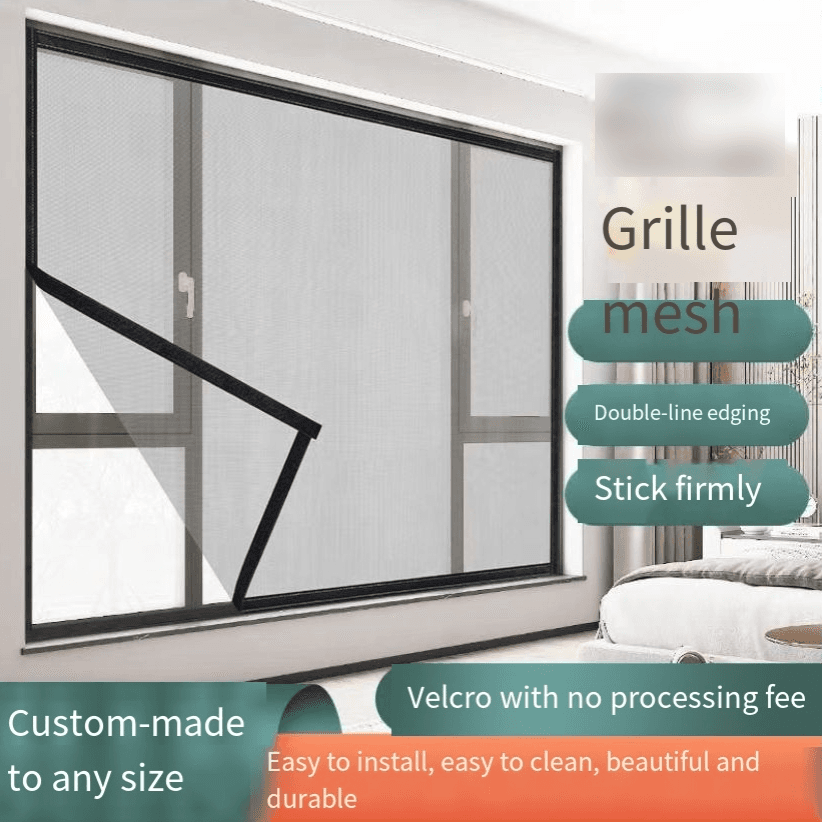 Anti Mosquito Screen Window Screen Net Anti Insect Sand Window Self Installed Screen Net Thickened Anti Mosquito Screen Net Polyester Screen Window