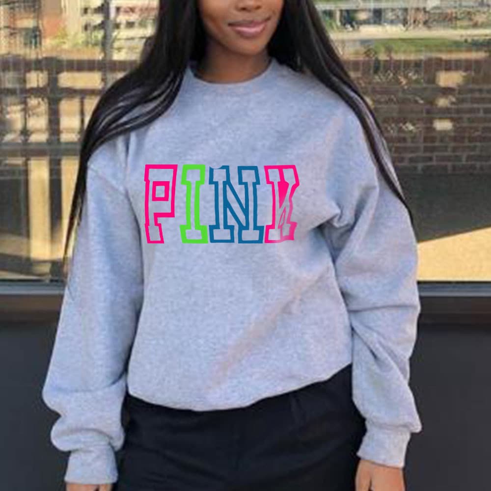 Women's Fashion Print Headless Casual Loose Long-sleeved Hoodie