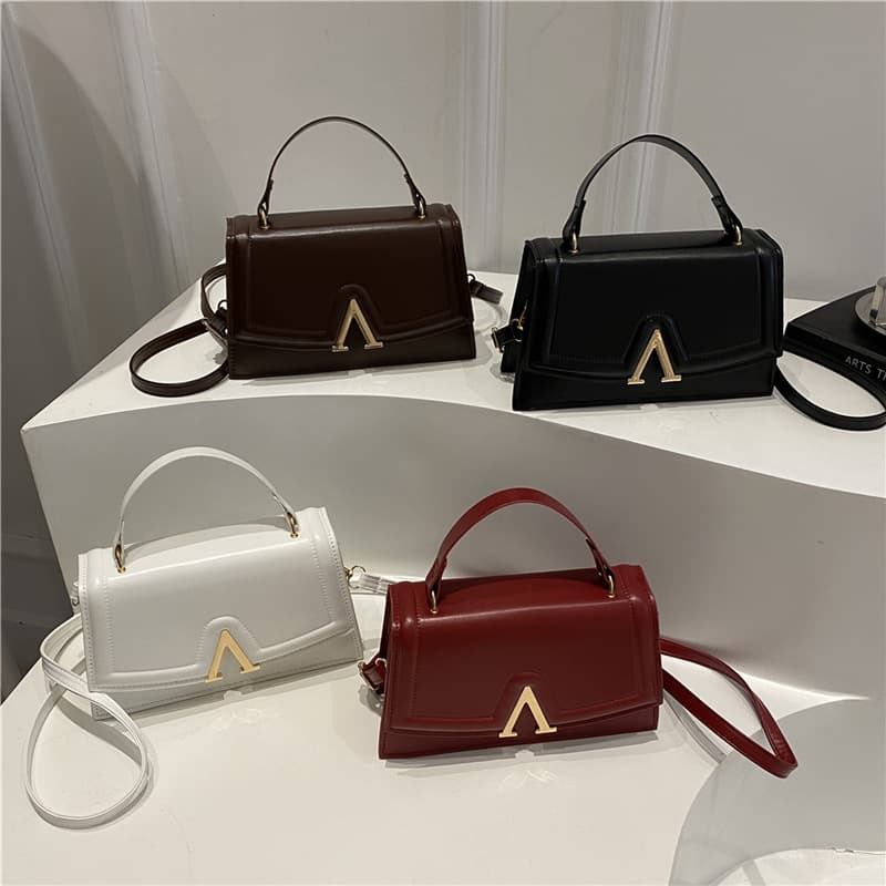 Elegant French-Inspired Handbag For Women - Stylish Crossbody & Shoulder Bag With Magnetic Closure, Medium Soft PU Leather Tote, Perfect For Daily Use