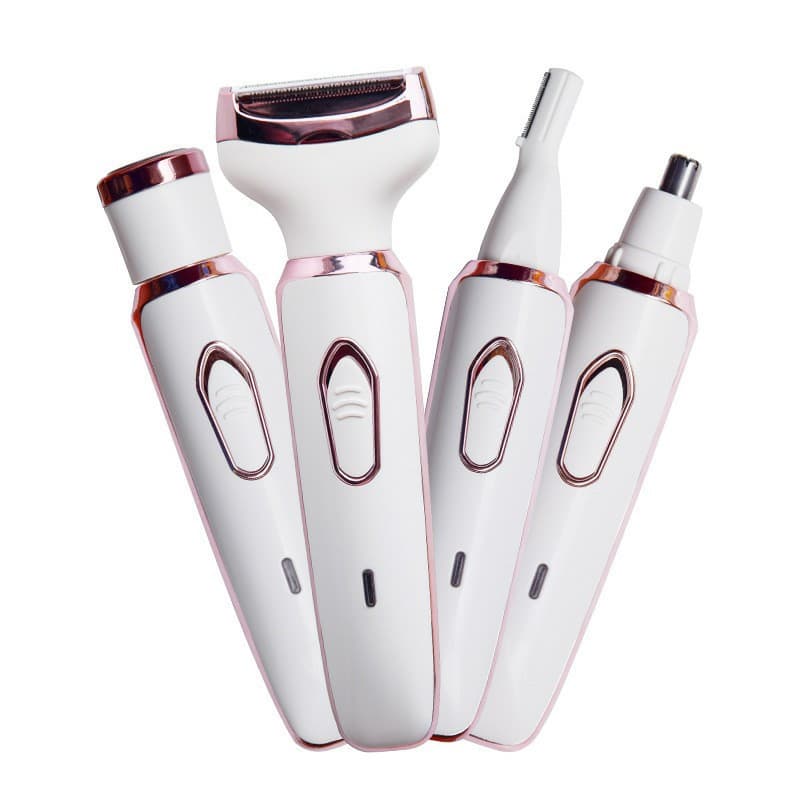 Epilator New 4 In 1 Women's Electric Shaver Eyebrow Hair Removal Sideburns Armpits Leg Hair USB Charging Hair Removal Instrument Private