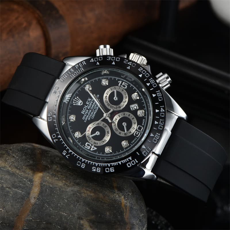 Montre à Quartz pour hommes, classique, populaire, légère, de luxe, pour loisirs, étanche, calendrier, bande sélectionnée