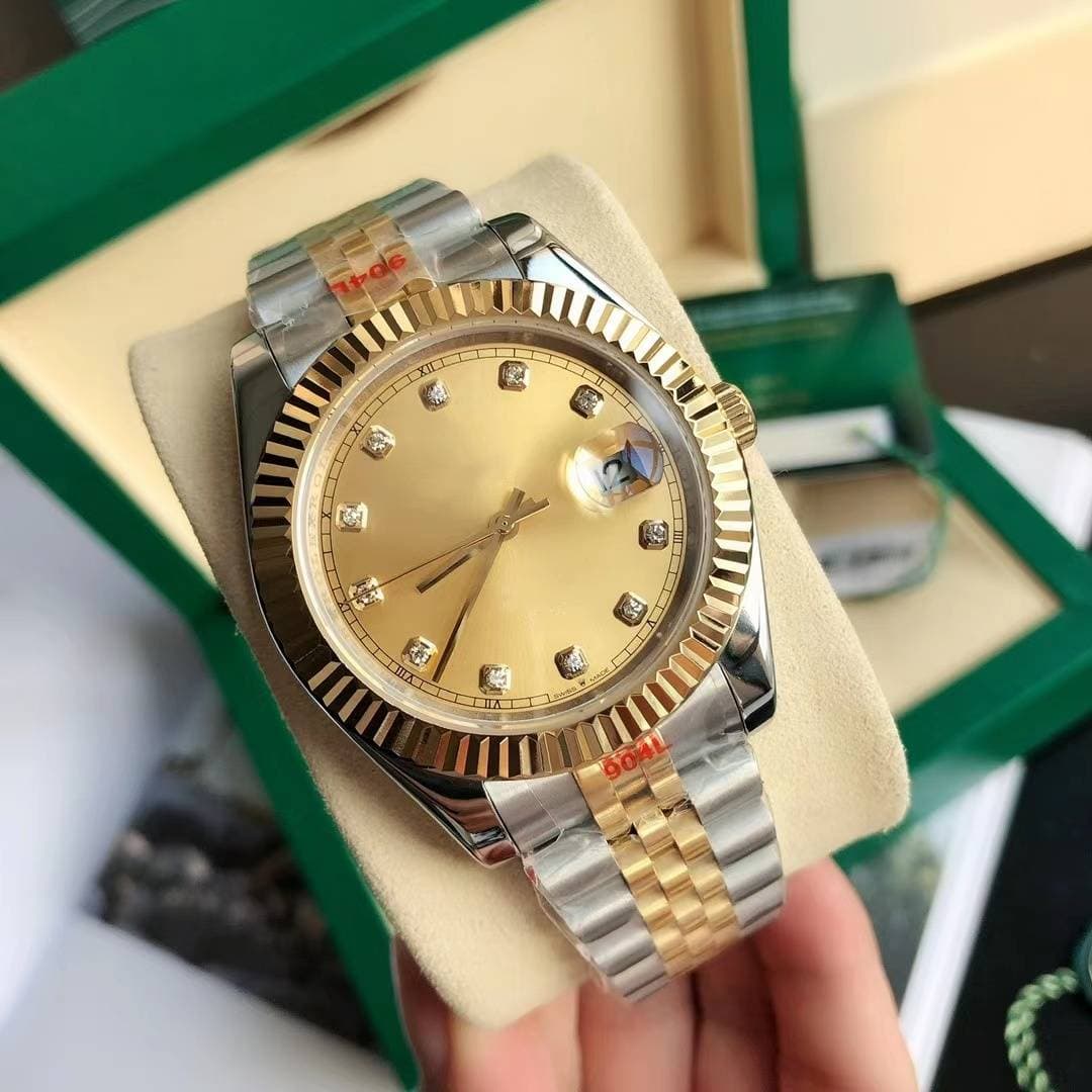 Montre de luxe pour homme, 36 mm/40 mm, verre saphir AAA, étanche, automatique, mécanique, 5 vitesses.