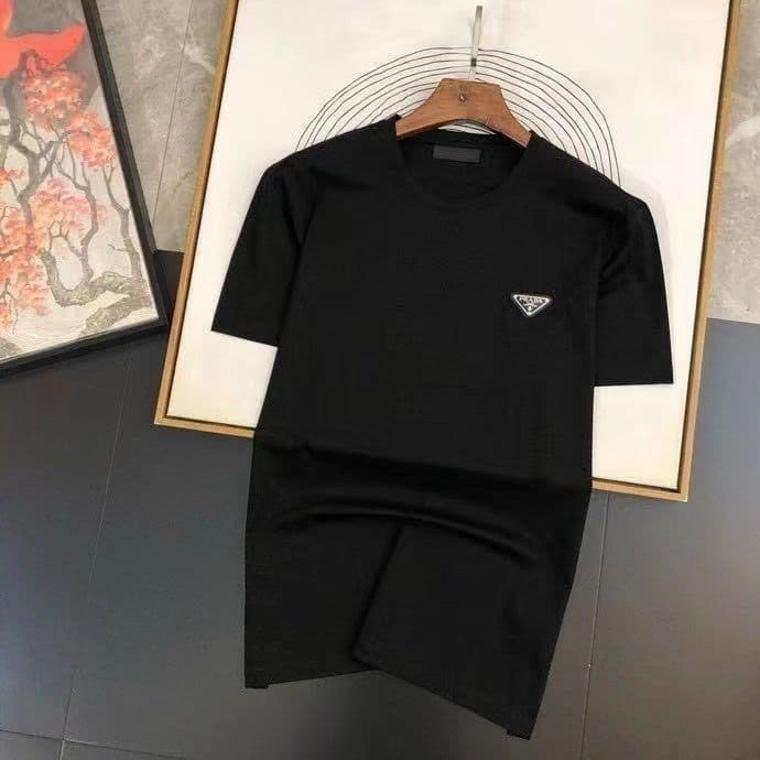 T-shirt à manches courtes imprimé col rond pour hommes printemps été