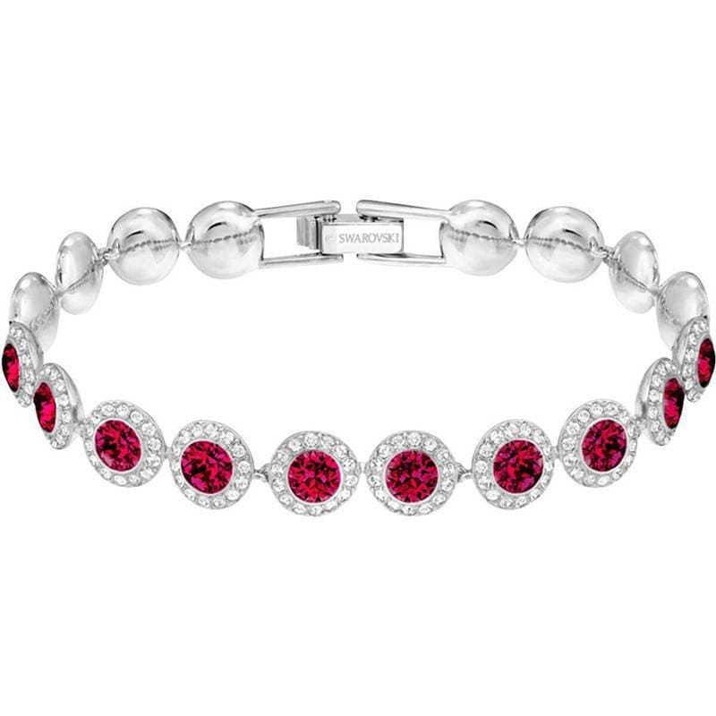 Bracelet en or rose de haute qualité avec fermoir torsadé et diamants, 1 pièce, pour femme. Bracelet en cristal.