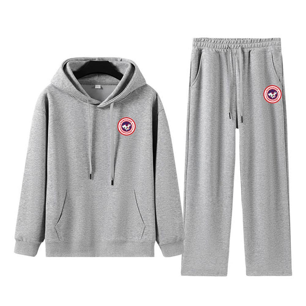Men's Oversized Fleece Hooded Jacket, Thick Polyester Zip-Up Coat For Spring & Fall, Streetwear Unisex Outerwear In Light Gray/Dark Gray/Black