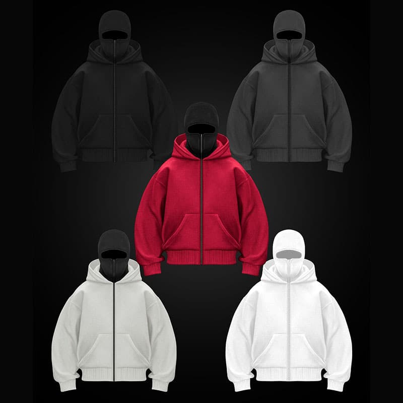 Sweat à capuche lumineux DIY pour homme et femme - Veste zippée automne-hiver pour couple avec panneau LED (noir, gris, rouge)