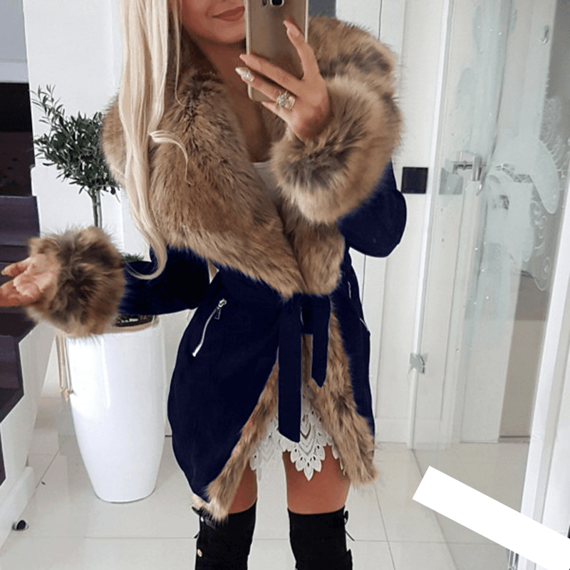 Women's Clothing wish winter women's slim mid length coat and cotton coat