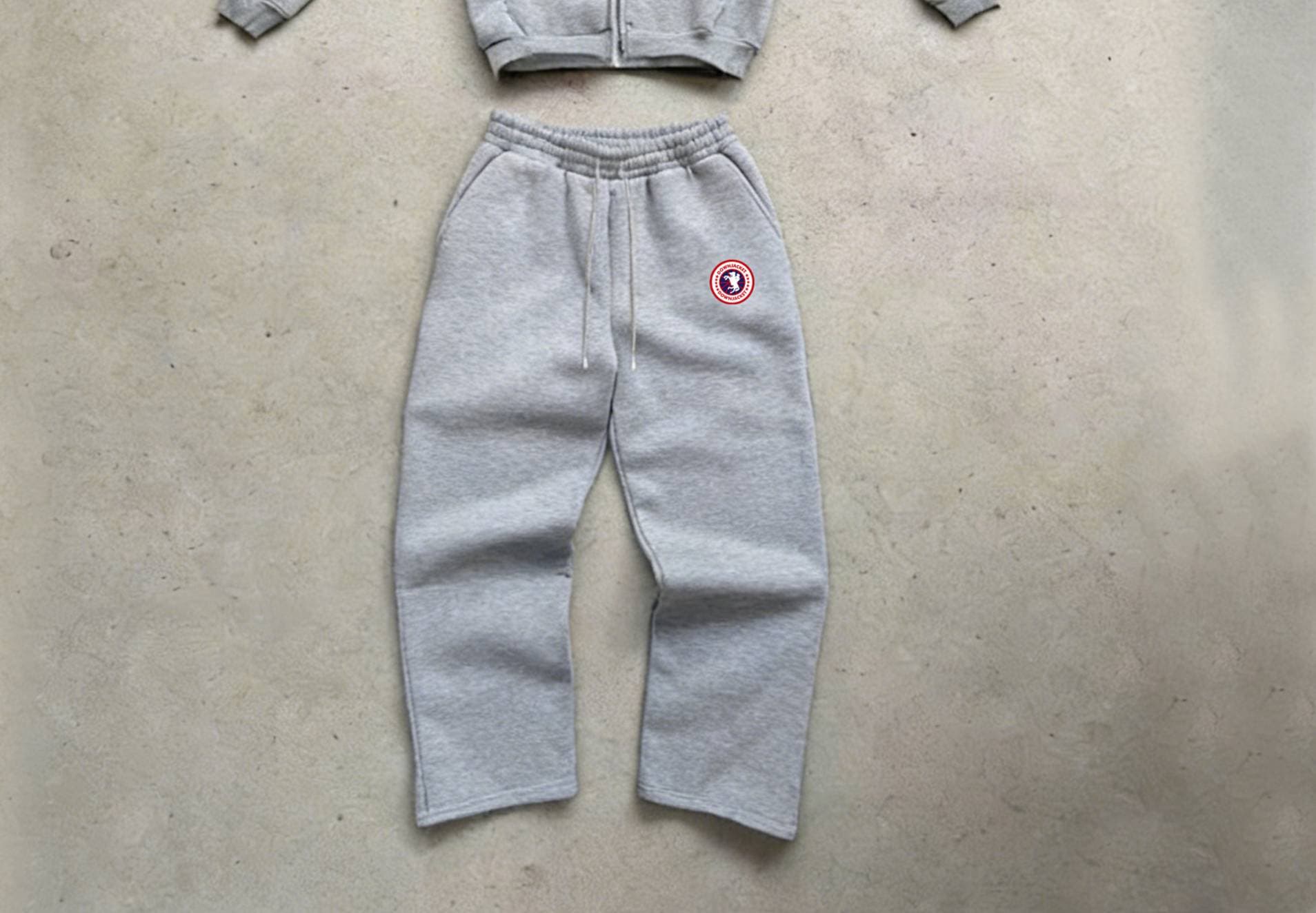 Ensemble sweat à capuche et jogging streetwear pour homme - Pull oversize imprimé, tenue décontractée