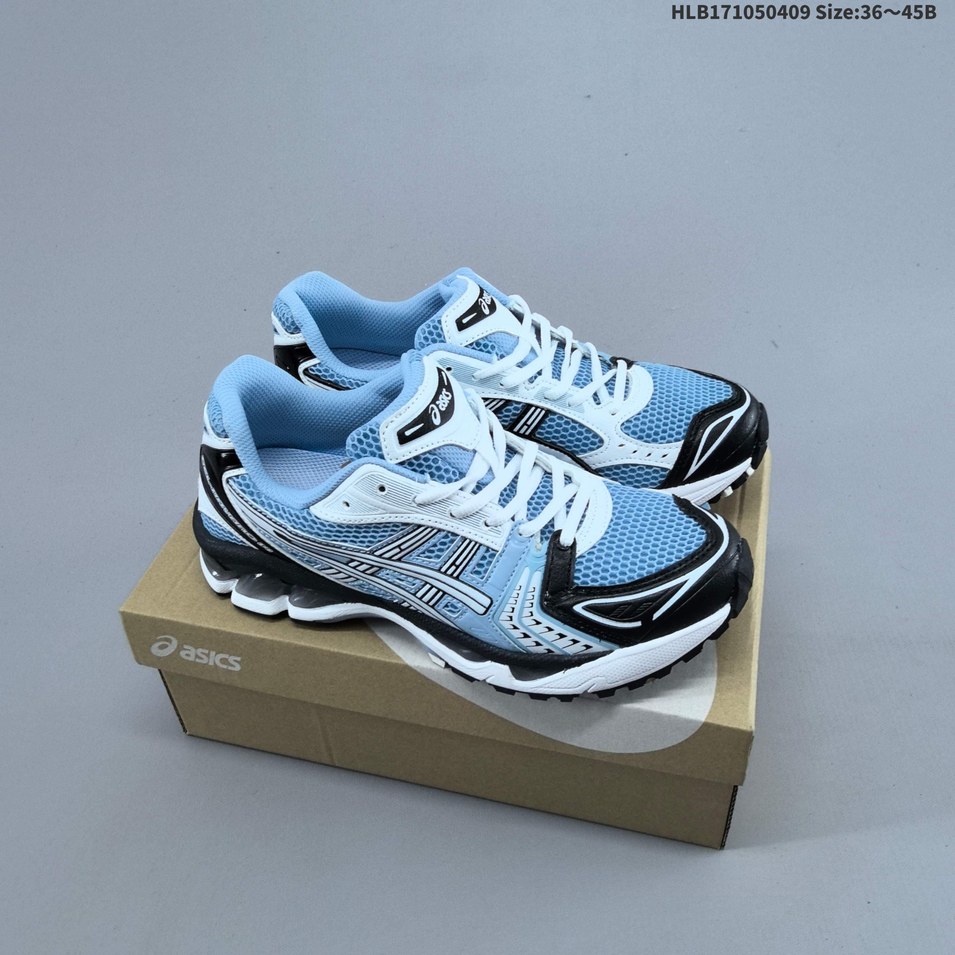 Chaussures de course Asics Gel-Kayano 14 Sports, décontractées, respirantes et professionnelles avec amorti.